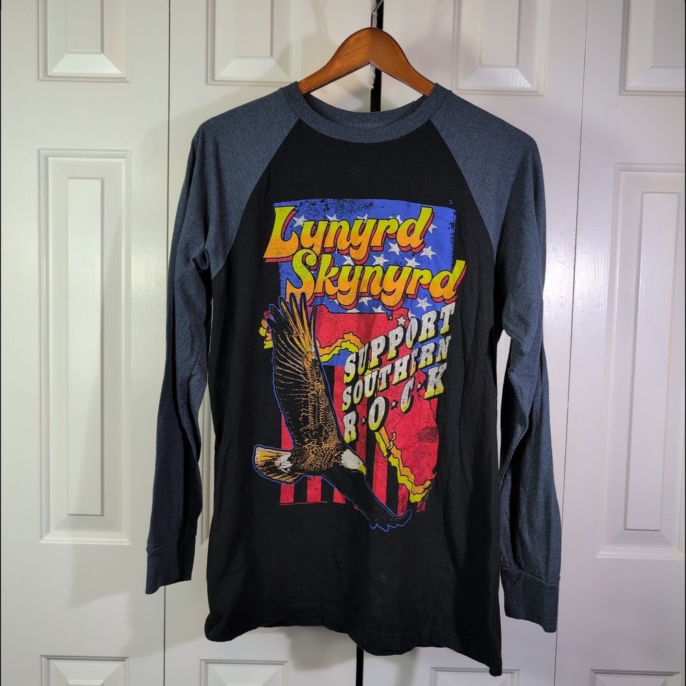 Lynyrd Skynyrd Lg "Support Southern Rock" Live Nation Concert Tee Long Sleeve